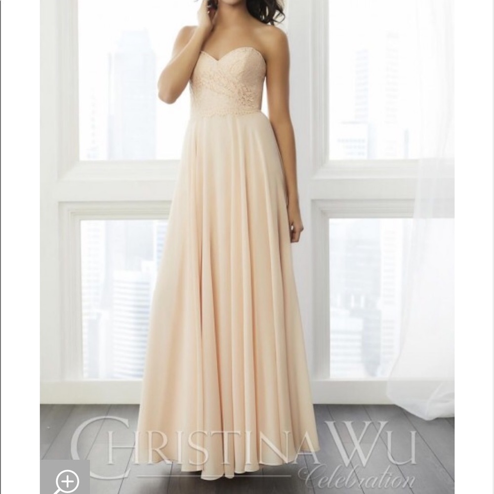 Christa wu bridesmaids dress